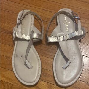 * Cole Haan Cream Sandals woman size 7.5 Final Price